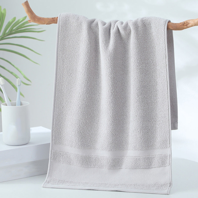 Soft Thick Absorbent 10 Piece Hand Towel Set, Polyester Towels For Bathroom Wash Face And Home Gift, 29.1x13.8in Gray, Gray