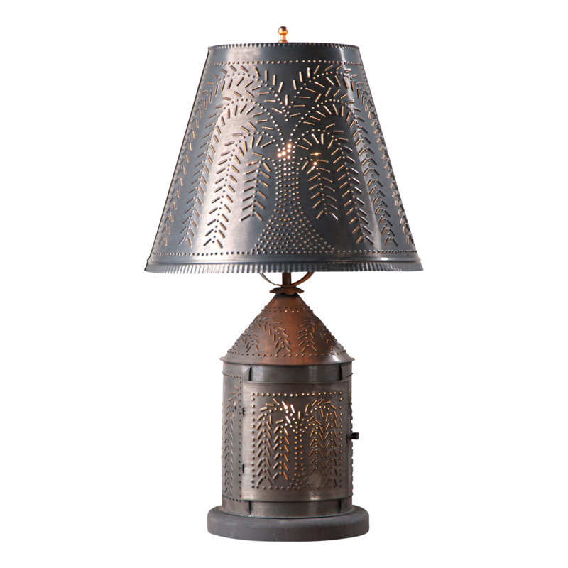 Lampe de table noir bouilloire 25,5" Ammon