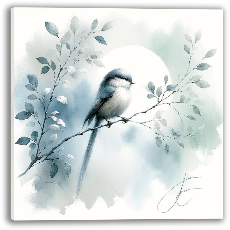 «Misty Morning Melody» sur toile, H 12 po x l 12 po x P 1 po