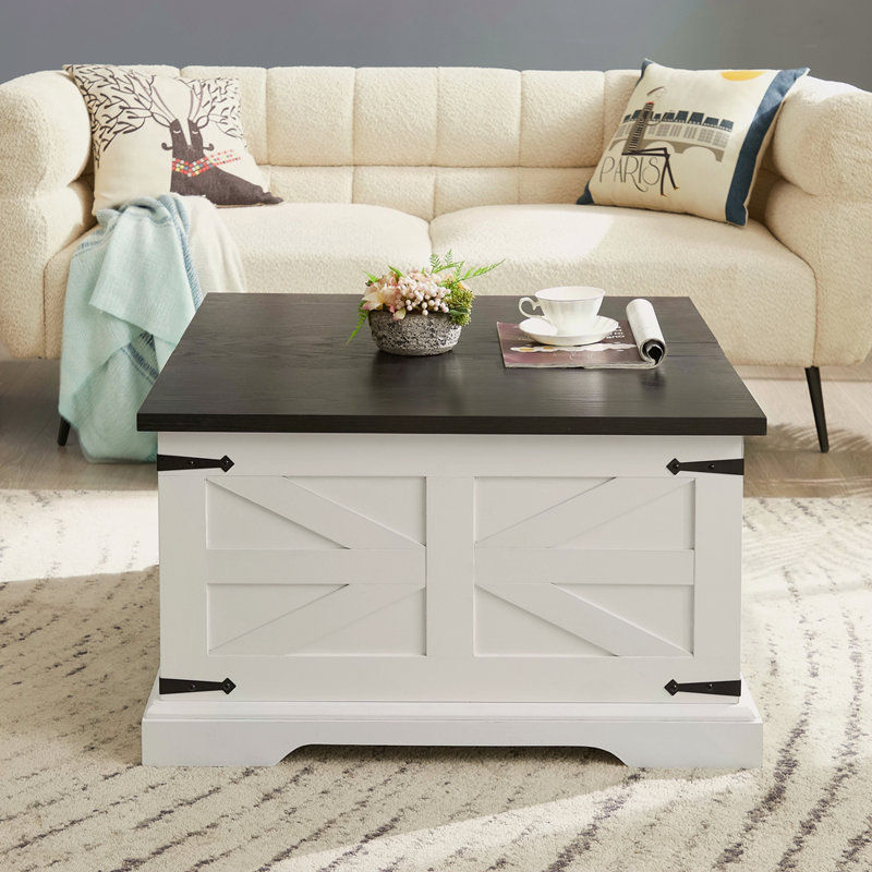 Table basse et table de bout Farmhouse, White
