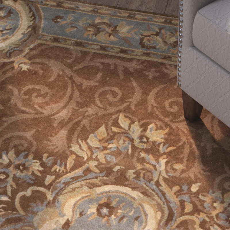 Sandusky Hand Tufted Wool Rug, Rectangle 4' x 6'