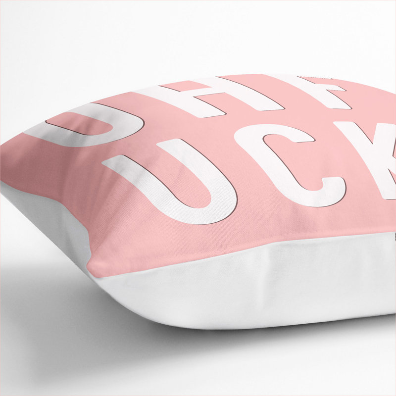 Square Cushion, 40cm H x 40cm W x 15cm D, White