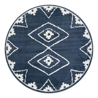 Latitude Run® Vefsna Nikolis Rug Blue