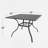 4 - Person Square Steel Outdoor Dining Set-1637380831