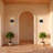 Wilhoite LED Wall Sconce with Art Deco Fluted Design, Up & Down Lighting, 3-CCT Selectable, Dimmable, Wet Rated, ADA Compliant-28315569