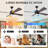  52" Smart Dimmable LED Ceiling Fan with RGB Lights, 3 Color Lights, 6-Speed Reversible DC Motor, Double-Sided Blades, Remote/APP Control-1356314144