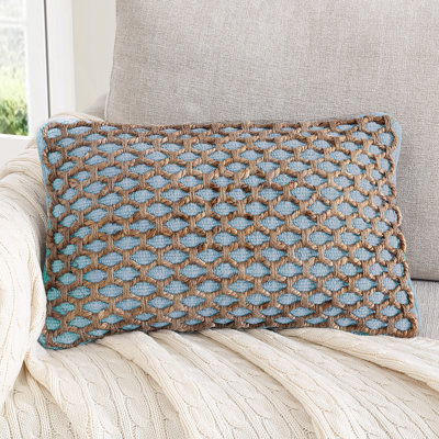 Ablo Textured Cotton Throw Pillow