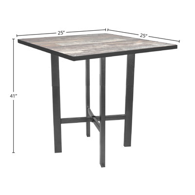 Outdoor Square Bar Table