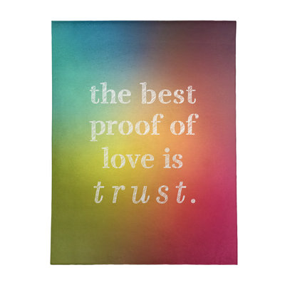 Quotes Chenille Indoor Rug