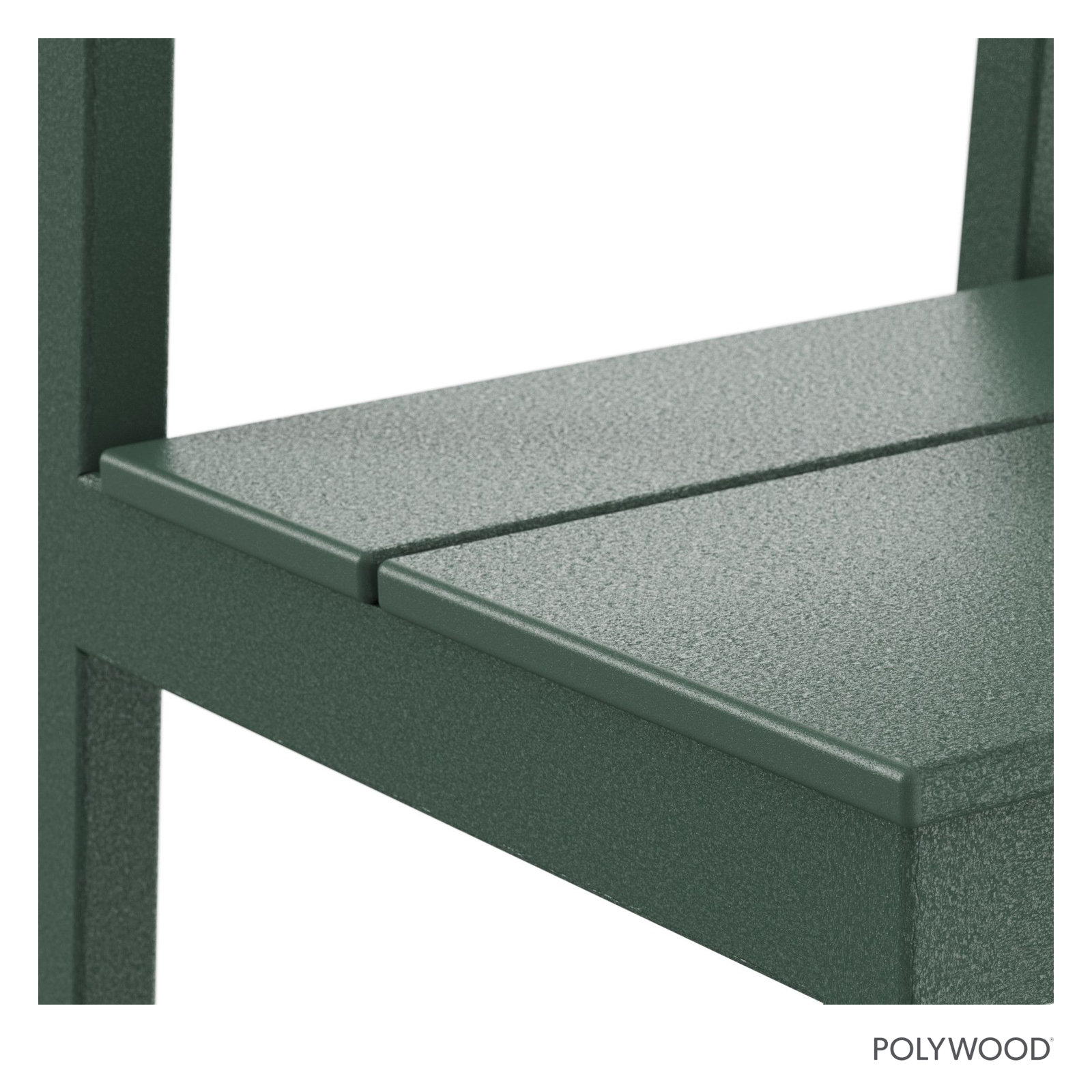 POLYWOOD® Edge Patio Side Chair, Green