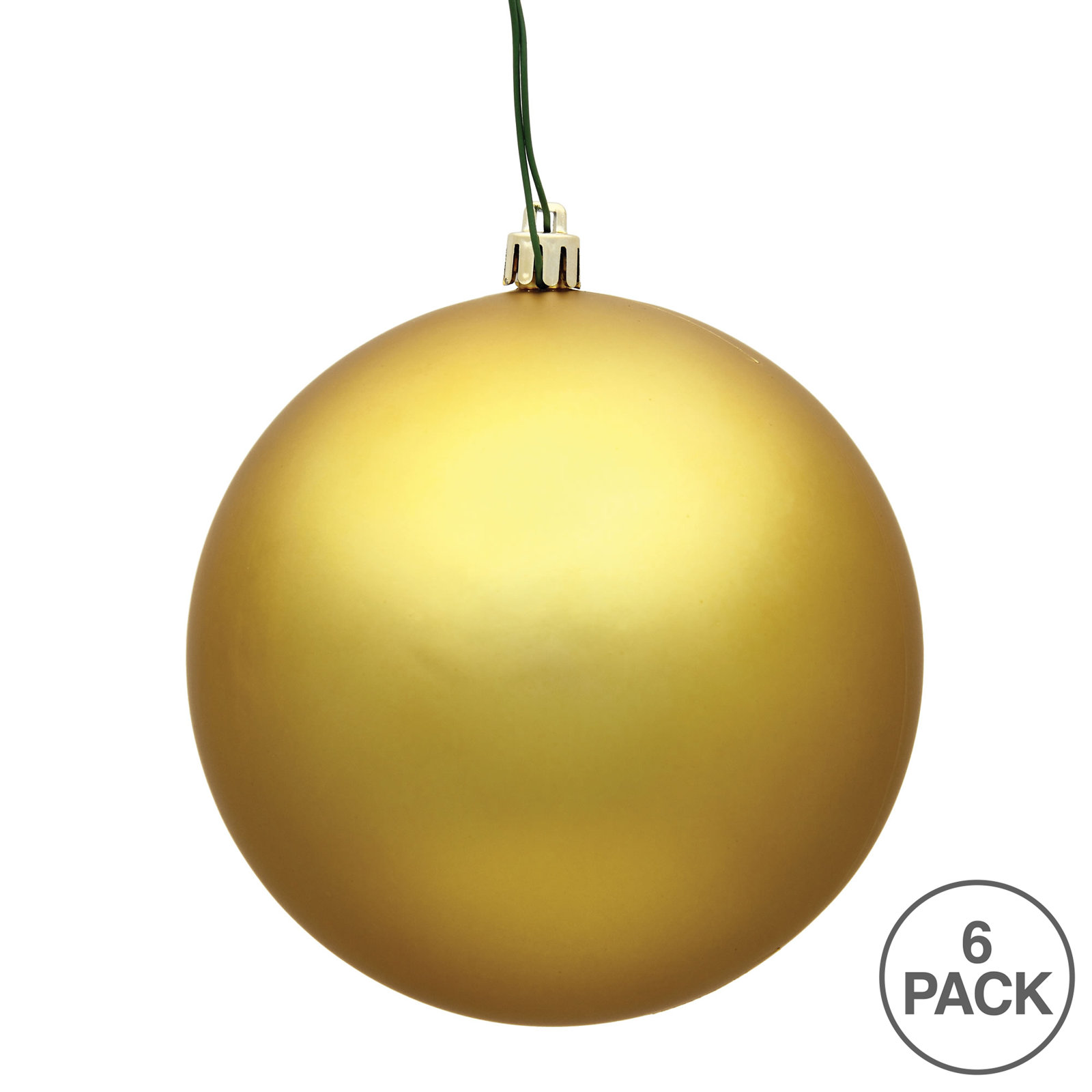 The Holiday Aisle® 4" Shatterproof Bauble, Gold