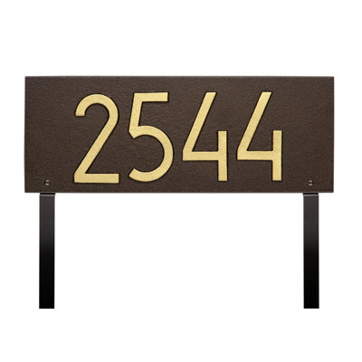 Mid-century Modern Rectangle Wall Plaque