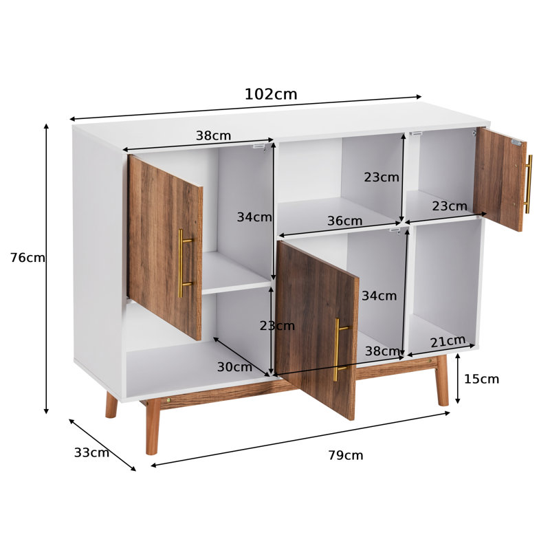 Steelville 102 cm W Sideboard
