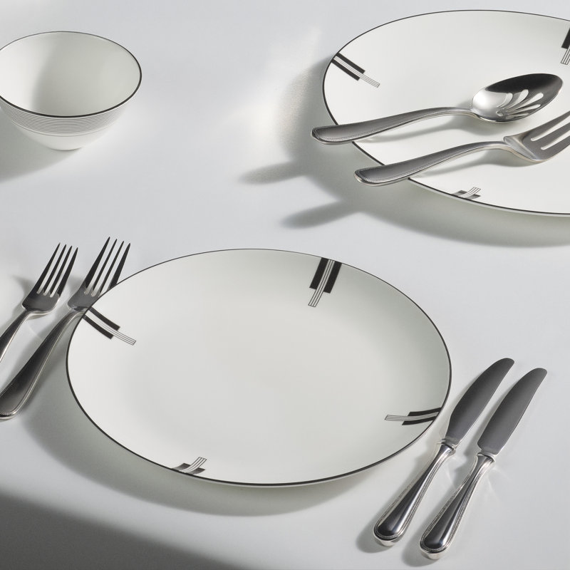 Vera Wang Luxe Graphite 11.1in Plate