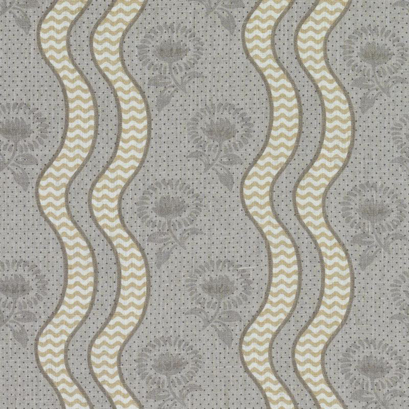Bailey & Griffin Influences Solange Fabric, Linen / Charcoal