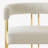 25" Upholstered Gold Chenille Counter Stool-992046052