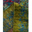 Tapis unique vert / bleu / rouge 12 pi 2 po x 22 pi 6 po Angarano