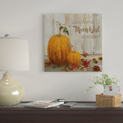 «Pumpkin Patch I», impression sur toile