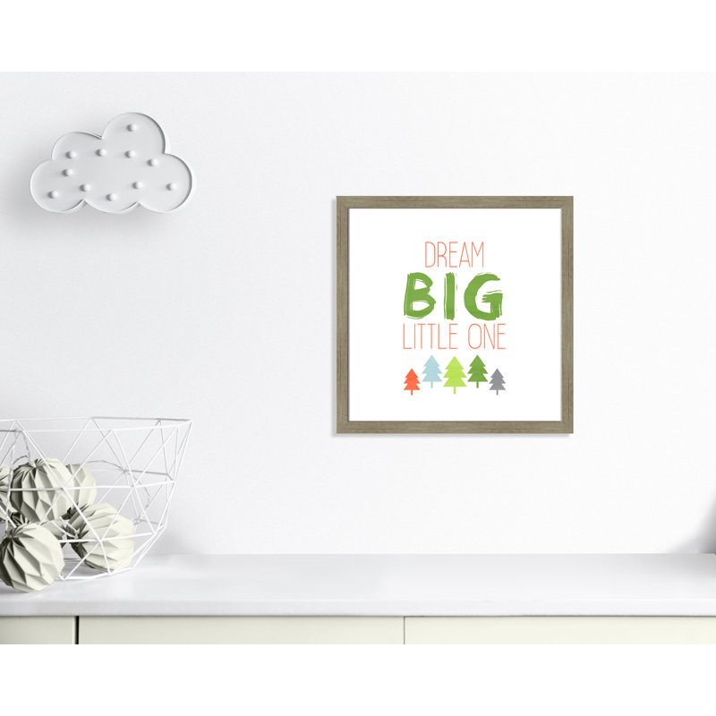Dino Brave 2, art encadré, H 22,5 po x l 22,5 po x P 0,6 po, Encadré plat de bois de grange gris