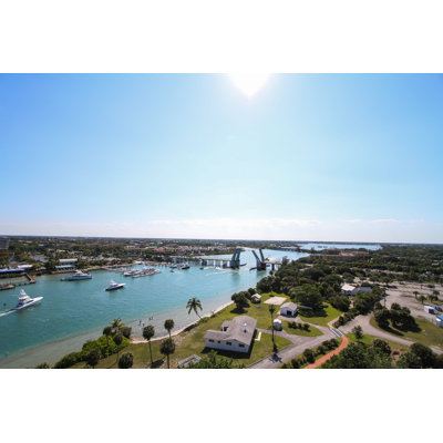Jupiter Inlet Bridge - Photographie sur toile tendue
