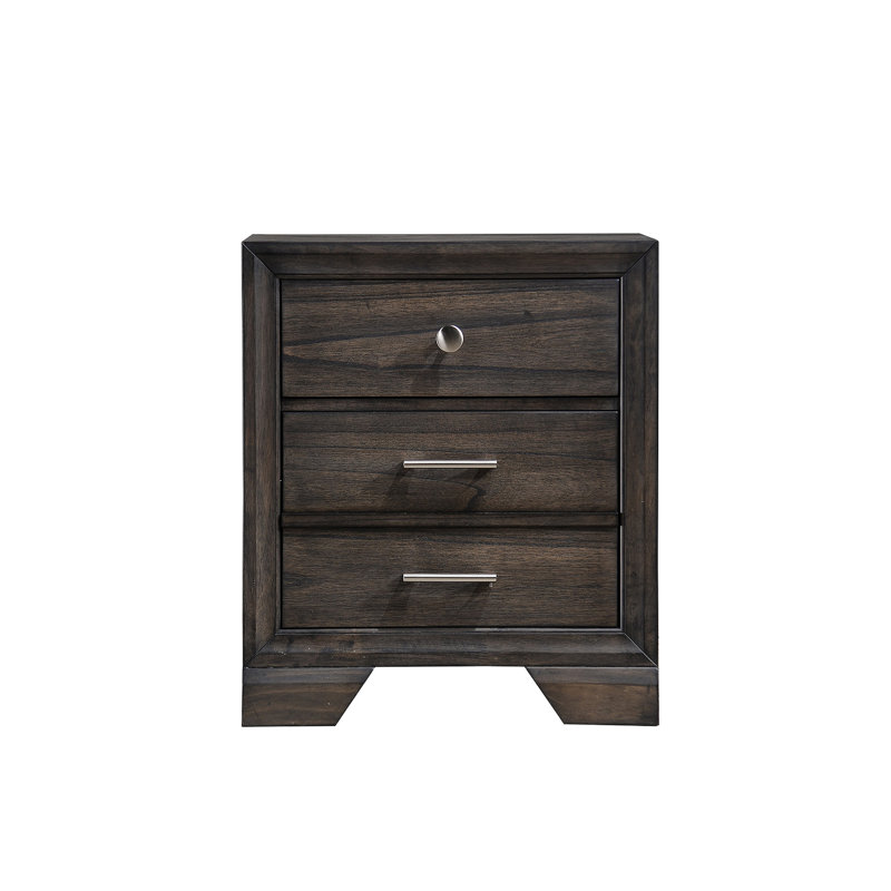 Table de chevet 2 tiroirs 1pc