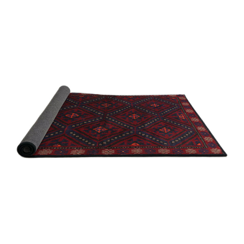 Tapis rouge à motif sud-ouest, Rond 6 pi