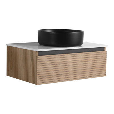 Single Bathroom Vanity with Solid Wood Top