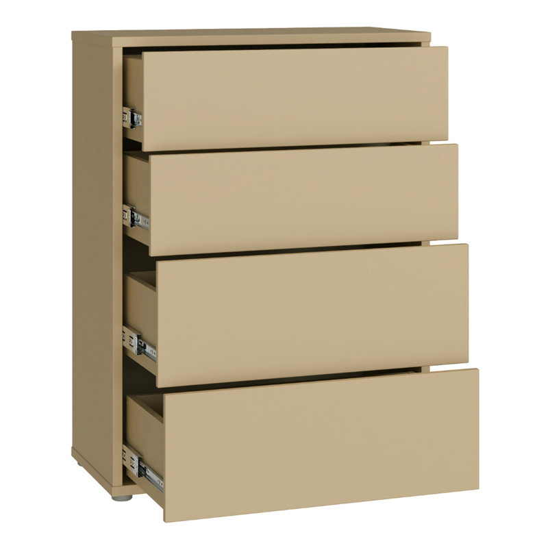 74.5 cm W Chest of 4 Drawers, Yellow