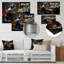 Floral Floral Jazz Room Elegance II - art mural piano en métal MT135472-317889738