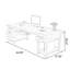 Bureaux rectangulaires en bois massif brun-1463334051-1463334049