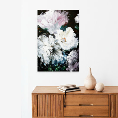 Soft Hue Flowers Contemporary Flower Art
