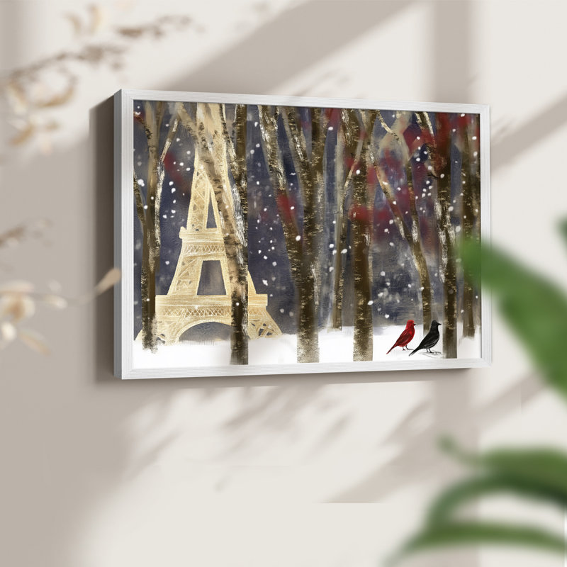 Art de Noël - DCXLV III - Reproduction encadrée - Restickable, H 22 po x l 28 po, Blanc