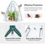 Portable Tent Style Greenhouse - Weatherproof Plant Protector With Cover, Zippered Door & Window - Ideal For Vegetables, Flowers, Herbs - Easy Assembly With Ground Pegs For Secure Anchoring