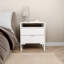 Ensemble de chambre à coucher moderne 3 pièces avec commode à 6 tiroirs et deux tables de chevet l 57 po Neptunia-100929398