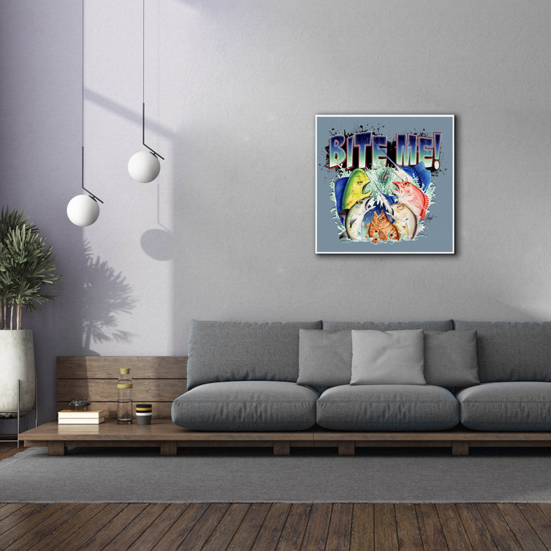 «Bite MeII» par James Mazzotta, H 37 po x l 37 po x P 1,5 po