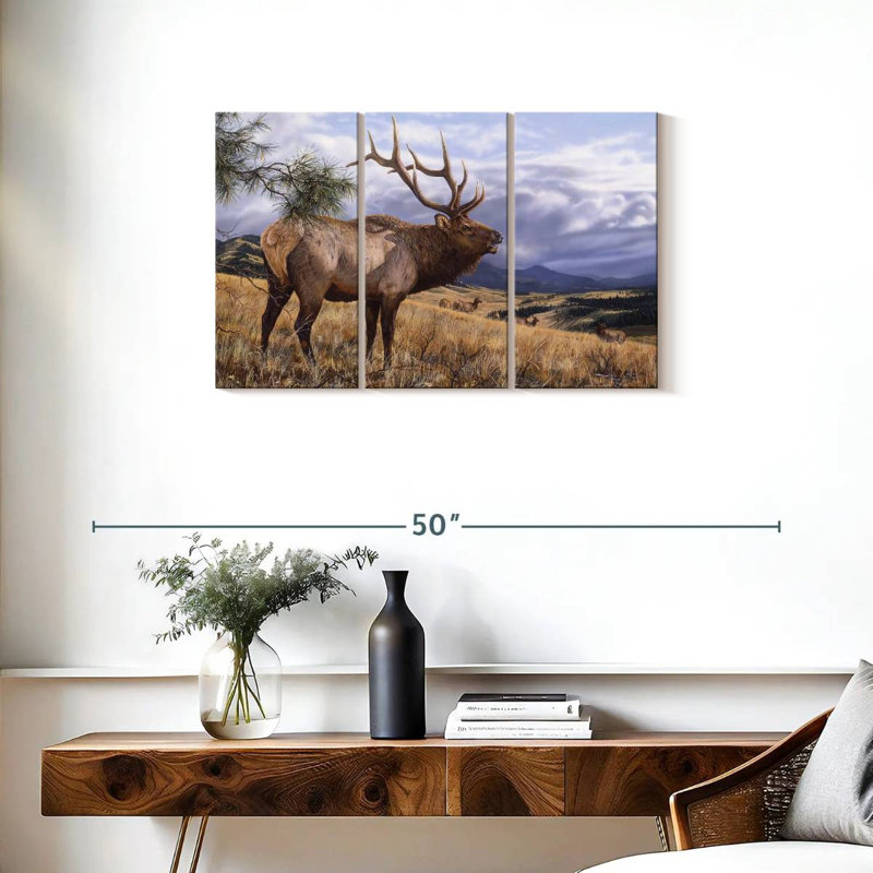 Brampt Big Sky Bugler, 20" H x 33" W