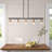 Abrielle 5 - Light Kitchen Island Linear Pendant