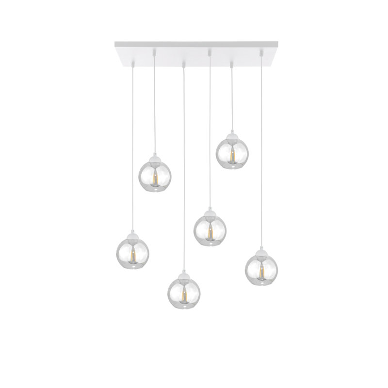 Betts 6 - Light Kitchen Island Pendant, White
