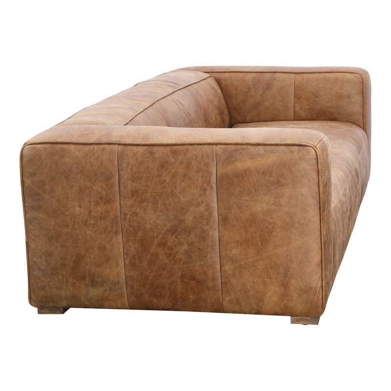Bolton Sofa Cappucino, Cappuccino Genuine Leather