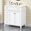 Freestanding Standard Free Standing Single Double Single Vanity Bathroom Vanity With Ceramic Top-1195077586