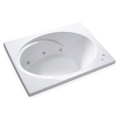 60'' x 42'' Drop-In Whirlpool Acrylic Bathtub