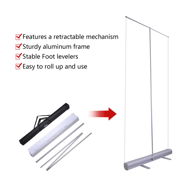 InstaHibit 10x8 Ft Pop Up Backdrop Booth Stand w/ 40"x79" Roll Up Banner Stand