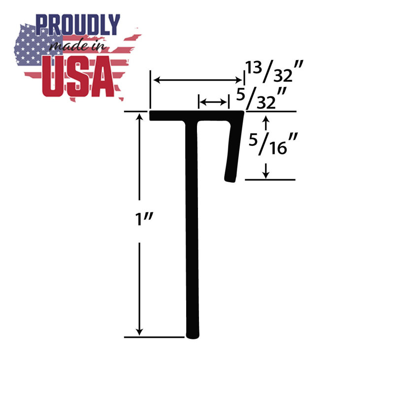 1/8" White Styrene Divider Moulding | Pro Pack Plus