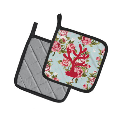 East Urban Home Floral Polyester Potholder