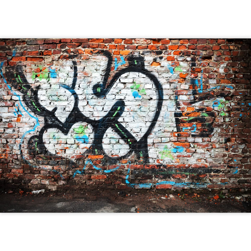 Grand papier peint auto-adhésif mural Pop Art, L 100 po x l 144 po