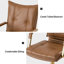 Gedrie Modern Faux Leather Swivel Office Chair-647542785-607770271