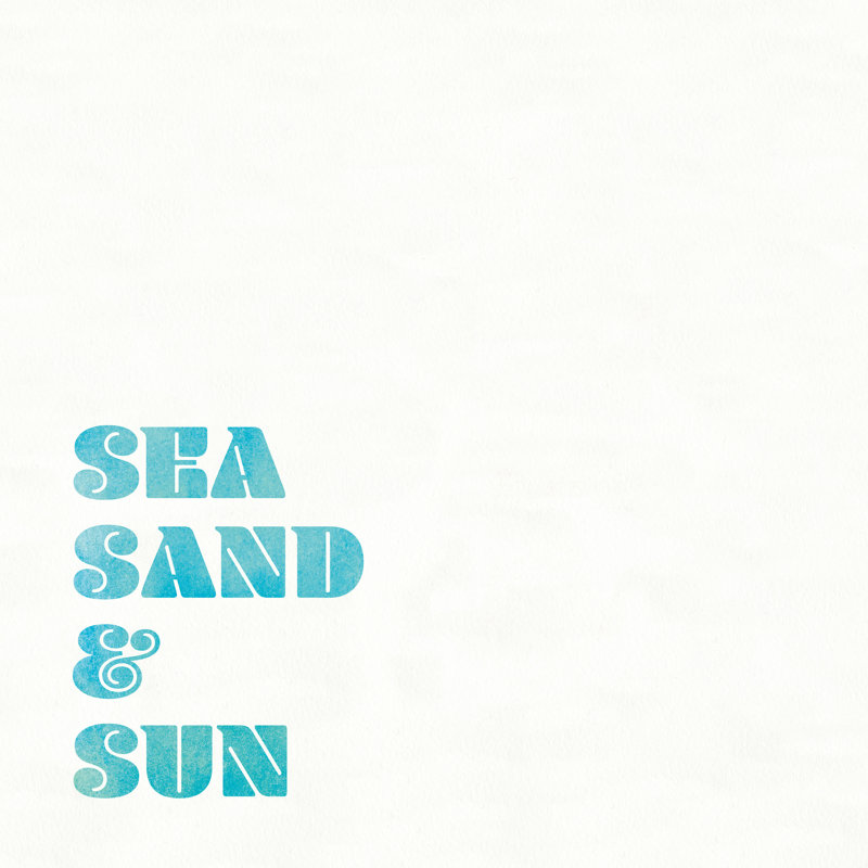 Beach Sayings I, H 30 po x l 30 po x P 1,25 po