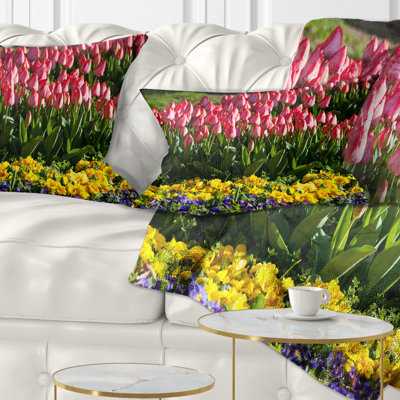 Floral Throw Pillow