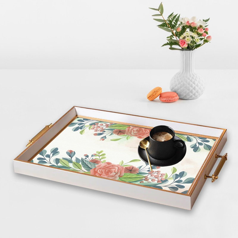 Élégant plateau en verre de 19,7 po x 11,4 po x 1,4 po | Fabrication 100% verre durable | Facile à nettoyer avec un chiffon humide | Idéal pour le service, la présentation décorative et l'organisation | Ajout élégant à la décoration intérieure