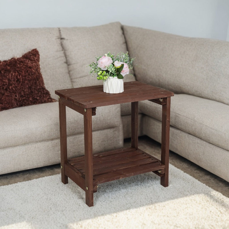 Mcginnis Solid Wood End Table